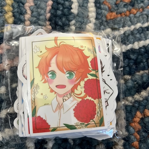 No Brand Accessories - Promised Neverland 50 pcs Japanese Anime